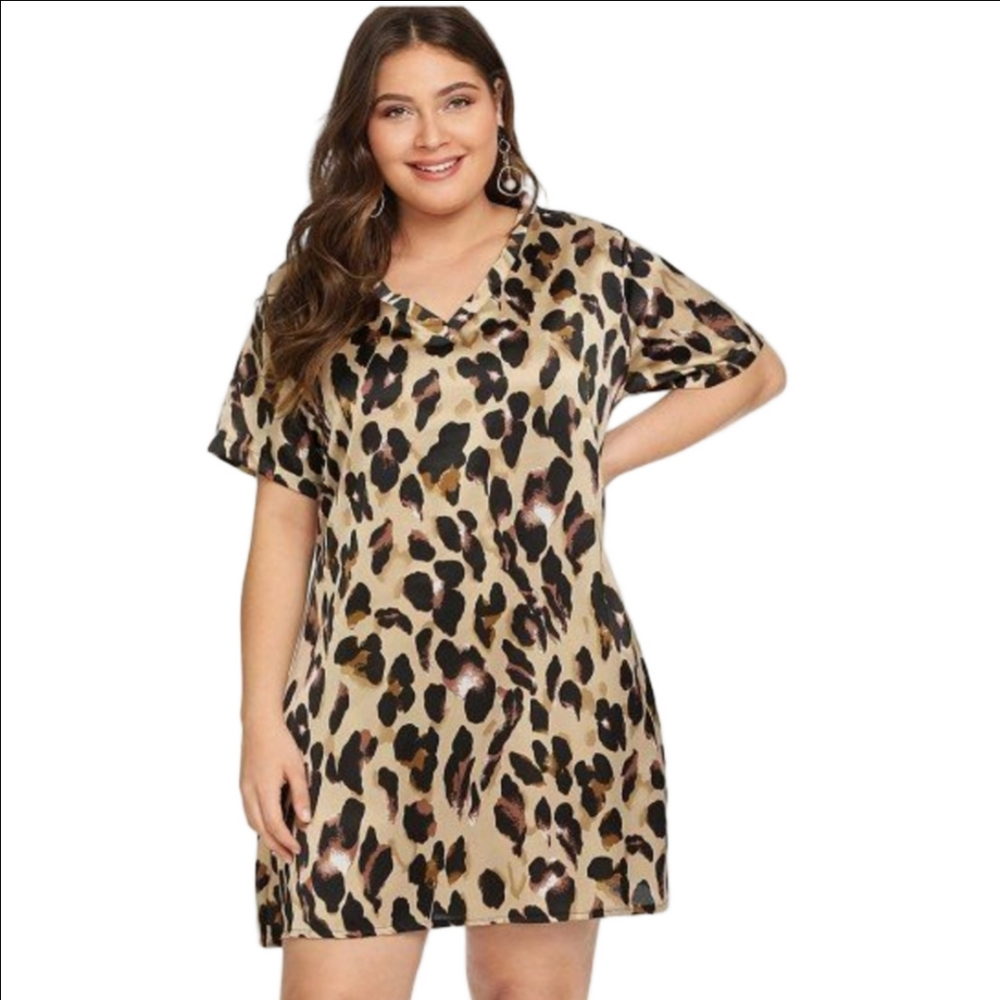 Shein Women's Black Dress Cutout Detail Split Thigh, Size M ✨️NWT✨️